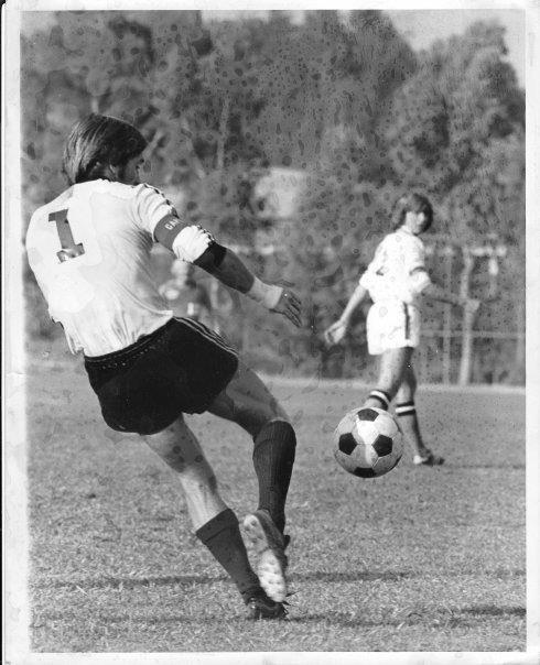 Britt Irvine, Classmate, friend, USA Olympic Soccer Goalie.
